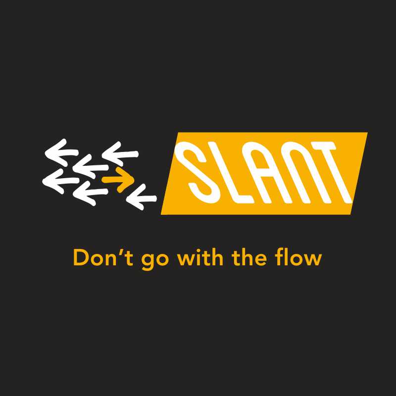 Slant Logo Photo